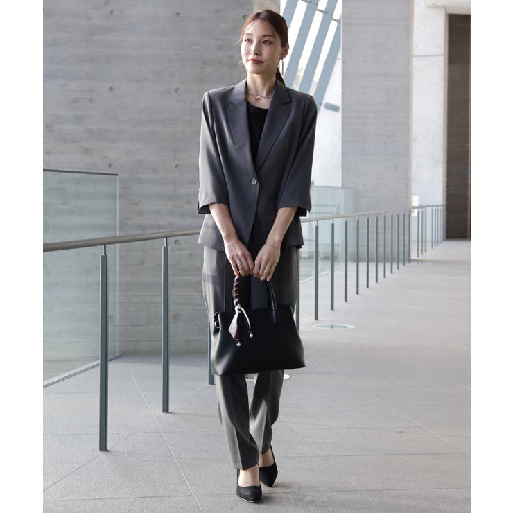 一つボタンがリラクシーなセットアップスーツ | DRESS+ | 詳細画像4 