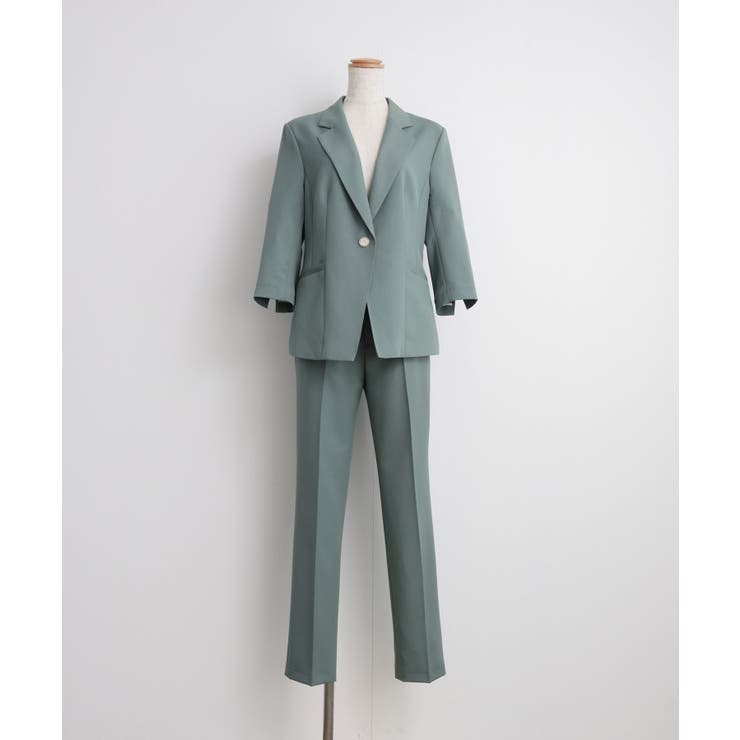 一つボタンがリラクシーなセットアップスーツ | DRESS+ | 詳細画像18 