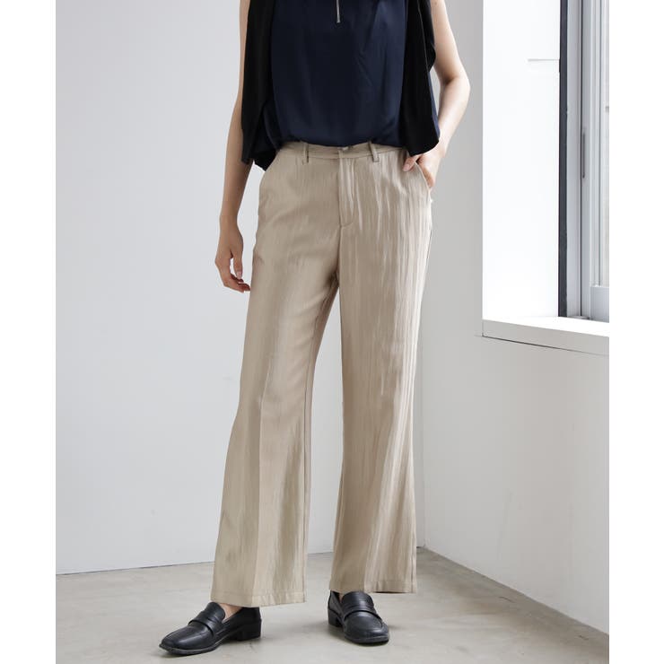 サテン素材のエレガントパンツ | DRESS+ | 詳細画像32 