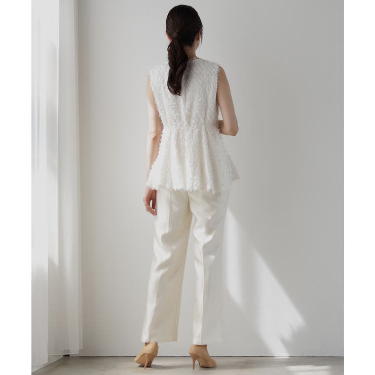 サテン素材のエレガントパンツ | DRESS+ | 詳細画像6 