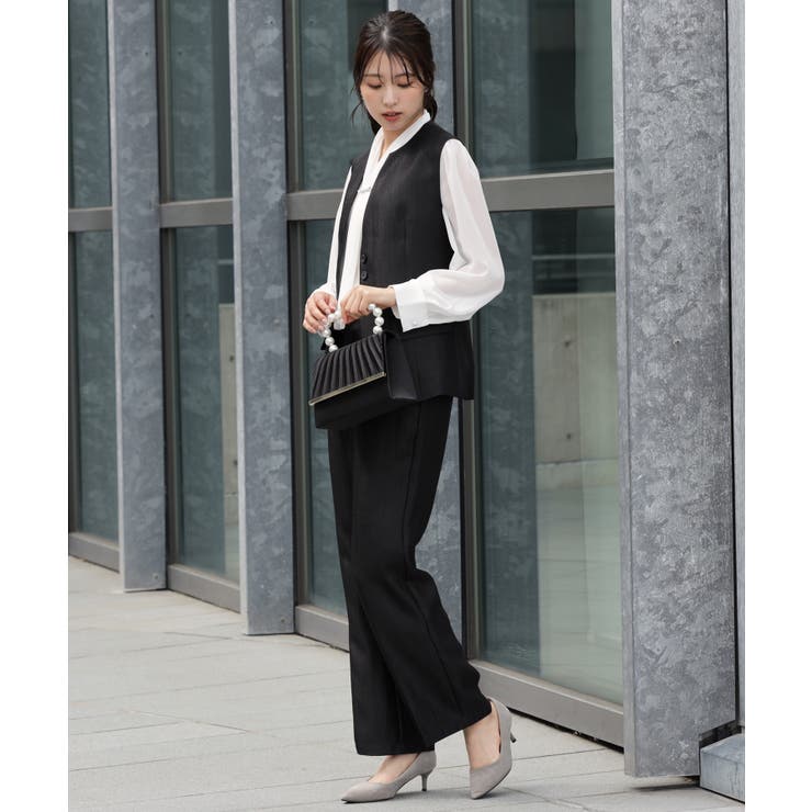 サテン素材のエレガントパンツ | DRESS+ | 詳細画像17 