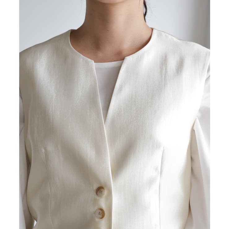 マニッシュに決まるノーカラージレベスト | DRESS+ | 詳細画像45 