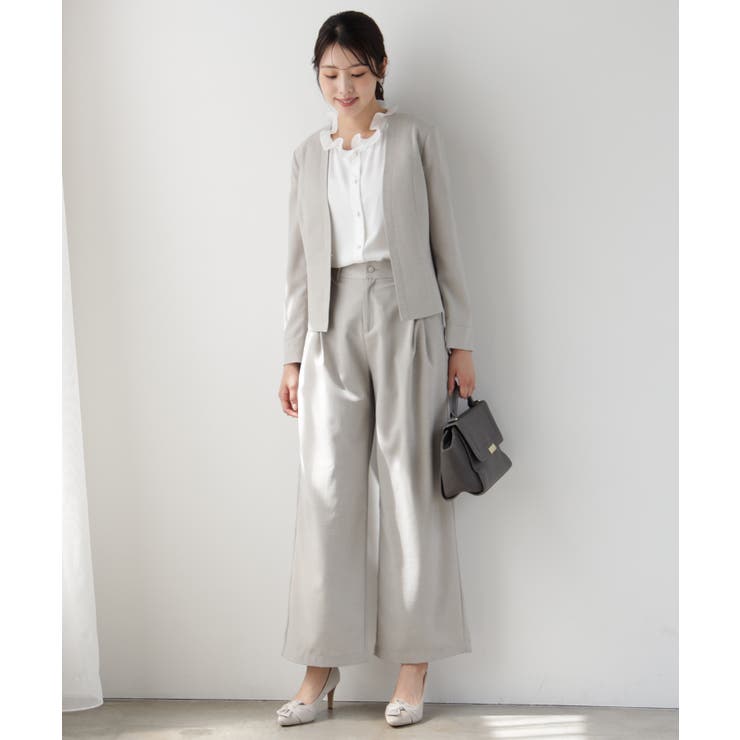 きれいめ楽ちんワイドパンツ | DRESS+ | 詳細画像15 