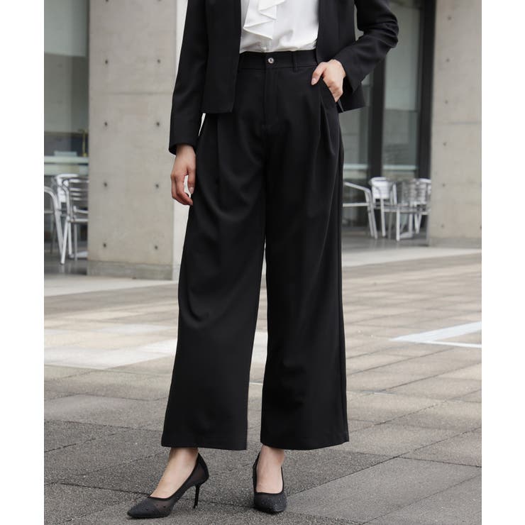 きれいめ楽ちんワイドパンツ | DRESS+ | 詳細画像3 