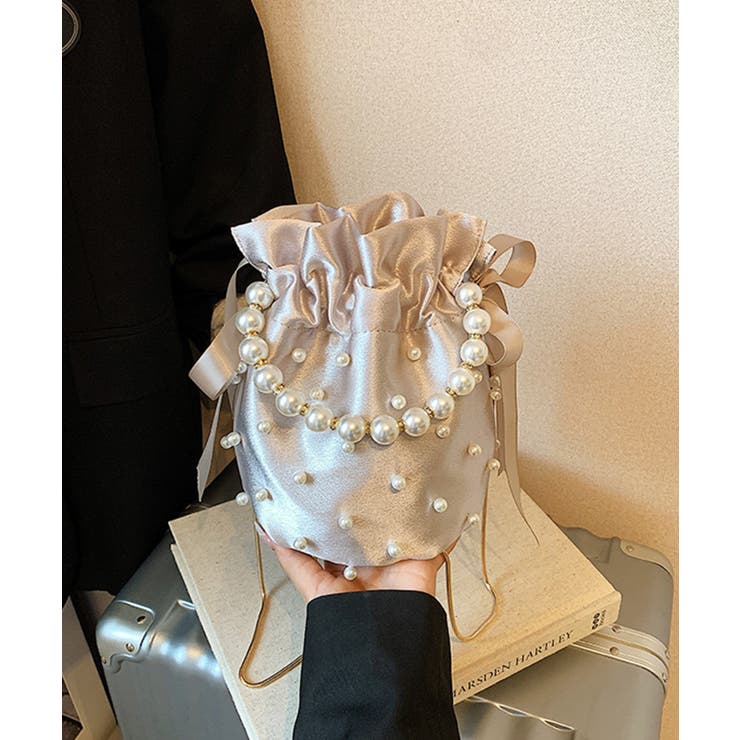 パールハンドル付きパーティーバッグ  | DRESS+ | 詳細画像9 