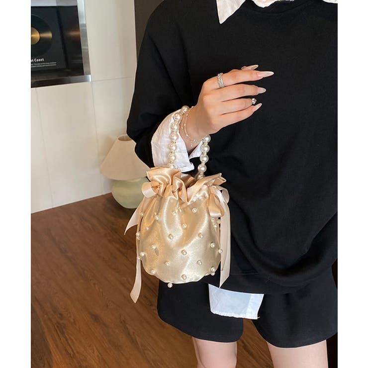パールハンドル付きパーティーバッグ  | DRESS+ | 詳細画像7 