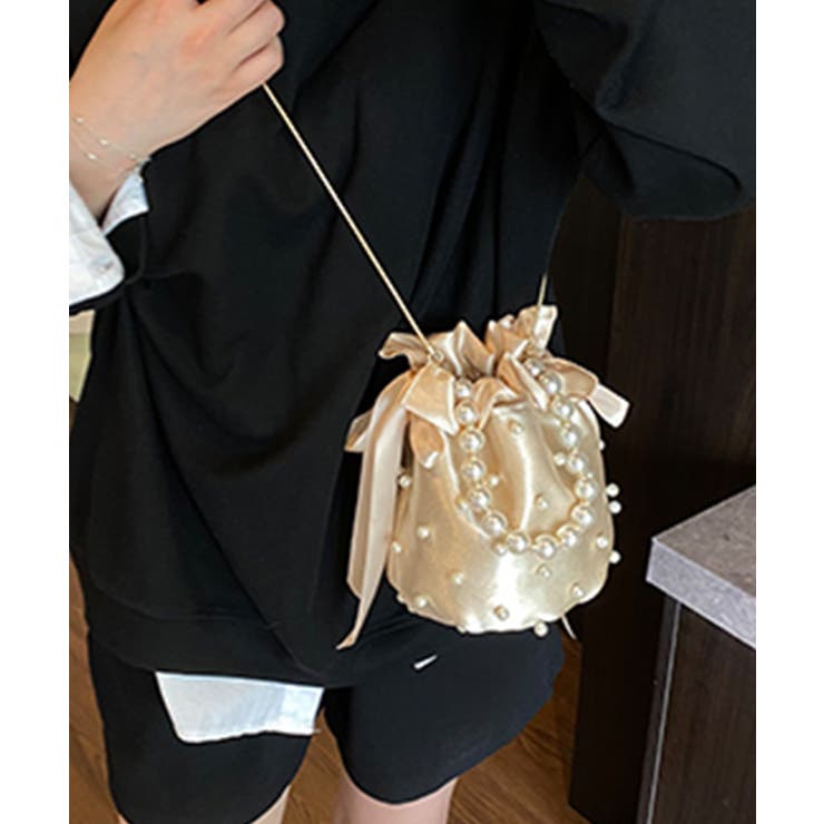 パールハンドル付きパーティーバッグ  | DRESS+ | 詳細画像8 