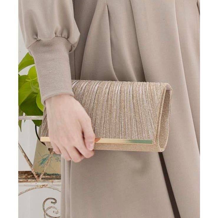 シャンパン | バッグ クラッチバッグ ショルダーバッグ | DRESS+