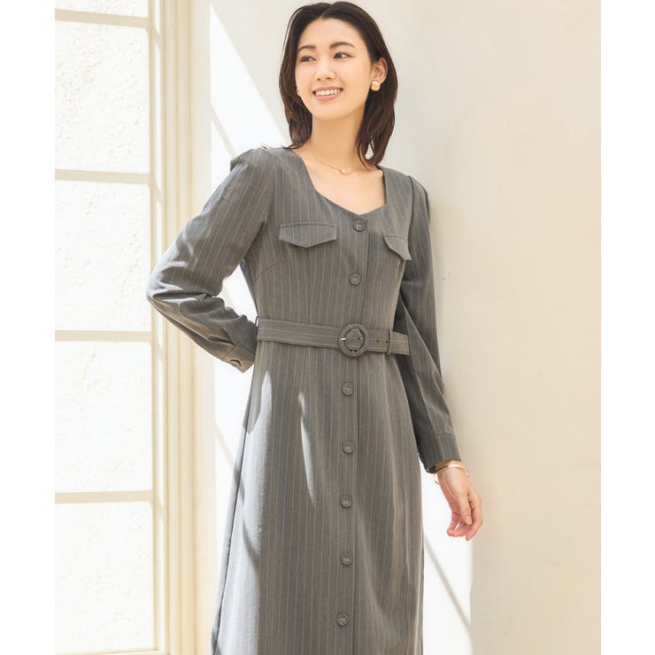 フォーマル ワンピース オフィスカジュアル 袖あり | DRESS+ | 詳細画像17 