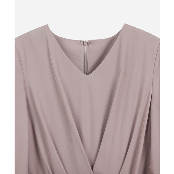 フォーマル ワンピース ドレス 結婚式 七分袖 | DRESS+ | 詳細画像24 