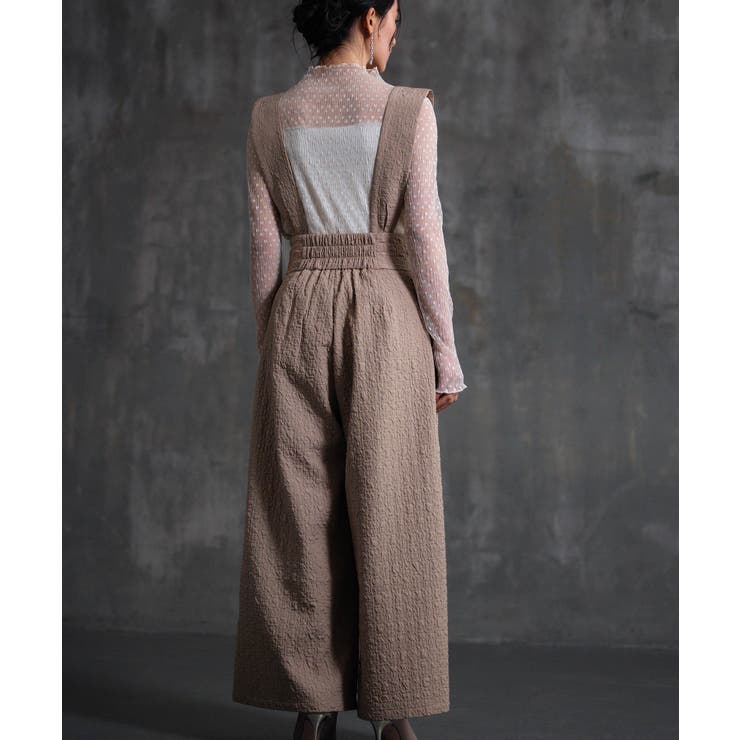アンサンブル セットアップ サロペット シアートップス[品番