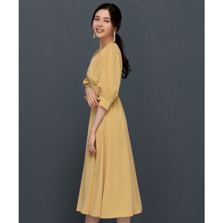ワンピース 夏 袖付き[品番：DSSW0002653]｜DRESS+（ドレス