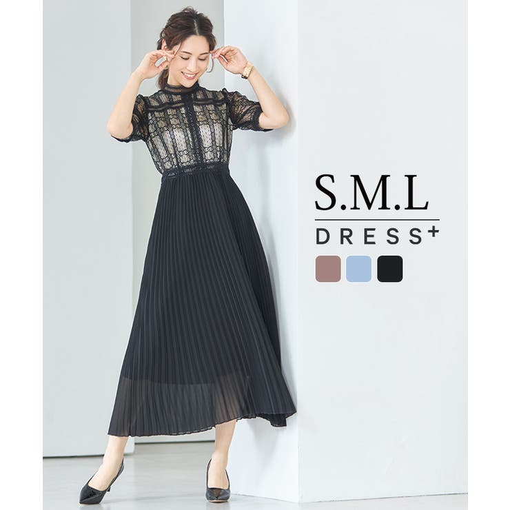 ワンピース ドレス シアー素材[品番：DSSW0003037]｜DRESS+