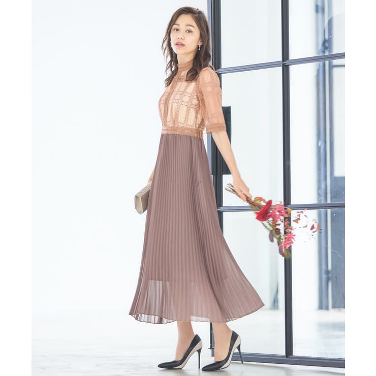 ワンピース ドレス シアー素材[品番：DSSW0003037]｜DRESS+（ドレス