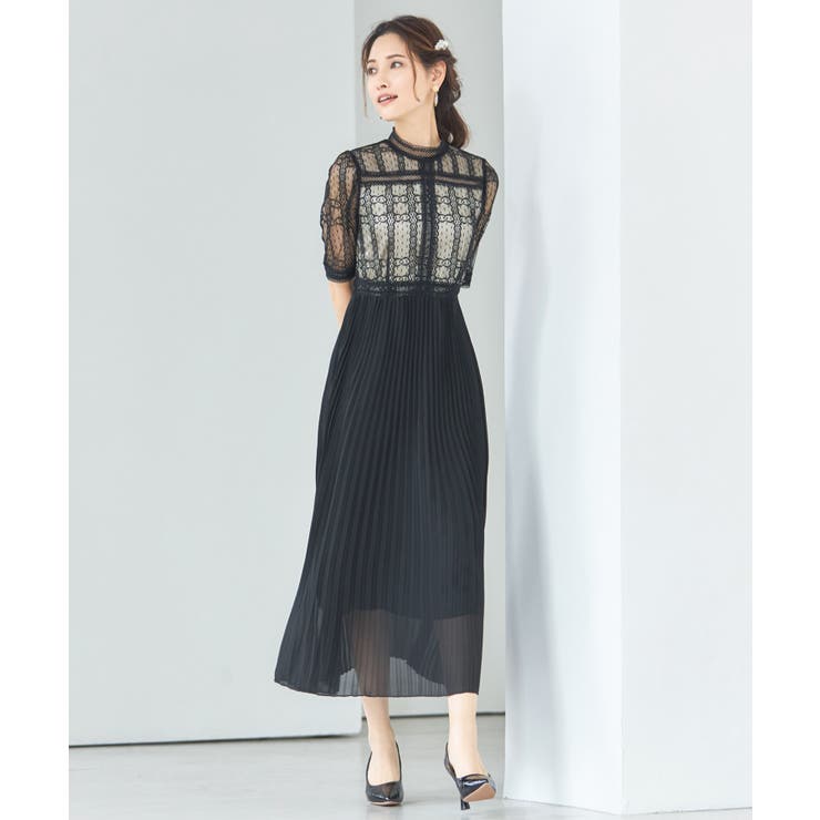 ワンピース ドレス シアー素材[品番：DSSW0003037]｜DRESS+