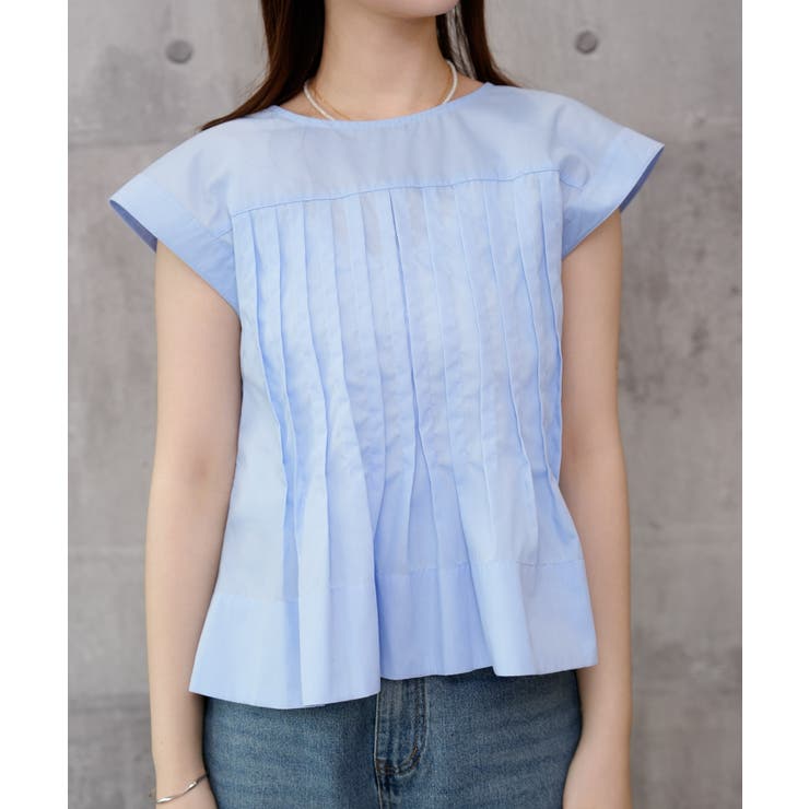 サックスブルー | ブラウス レディース トップス シャツ | DRESS+