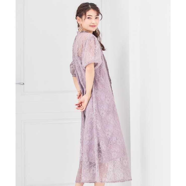 パーティードレス ワンピース 総レース | DRESS+ | 詳細画像6 