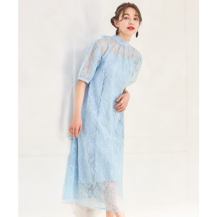 パーティードレス ワンピース 総レース | DRESS+ | 詳細画像12 
