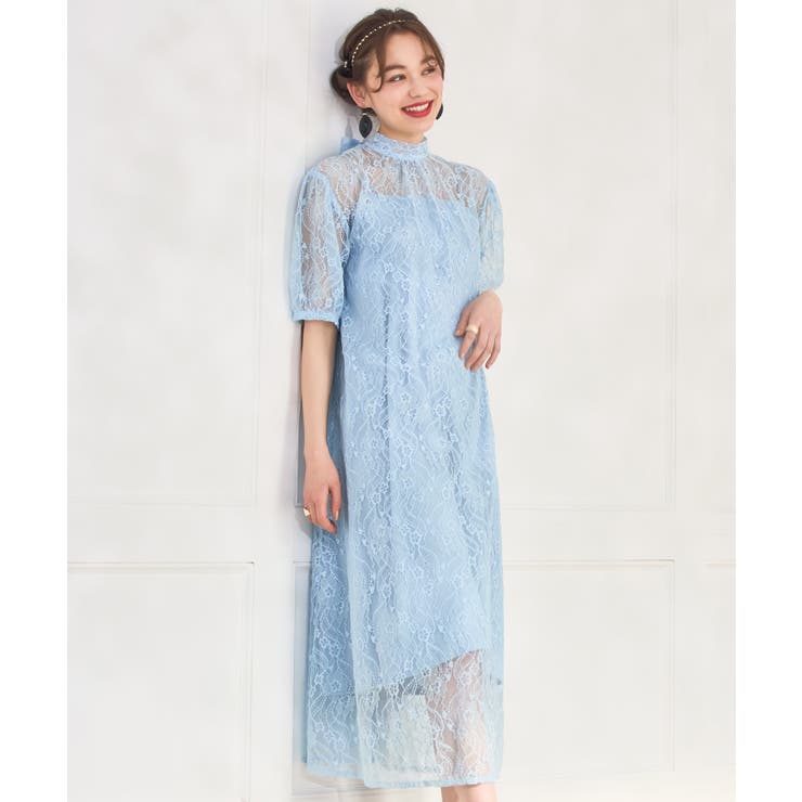 パーティードレス ワンピース 総レース | DRESS+ | 詳細画像13 