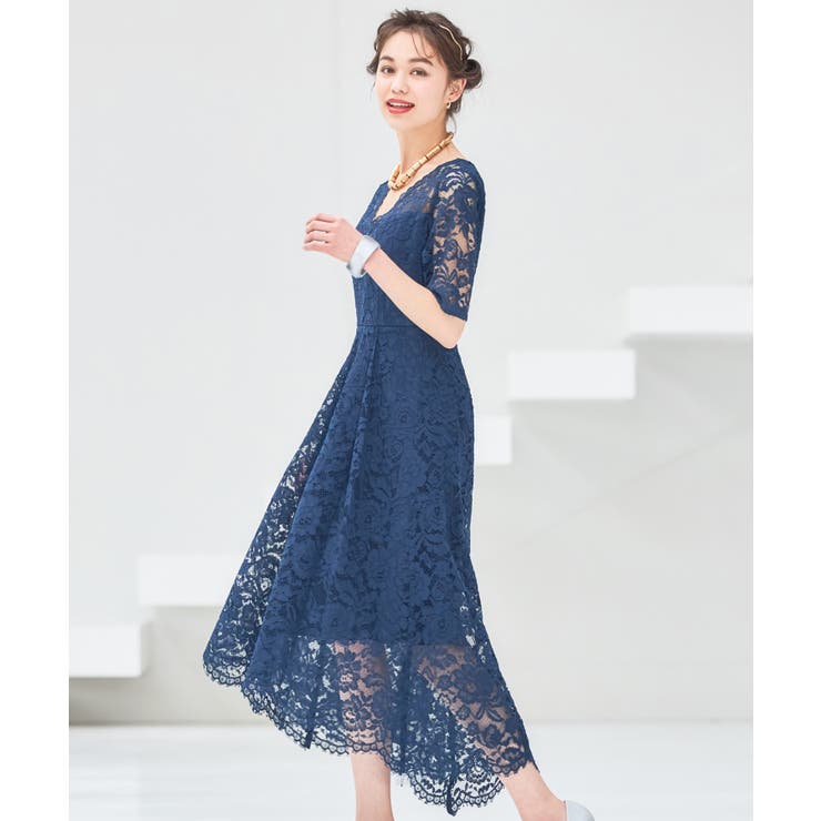 スーツ・フォーマル・ドレス E ジャンプスーツ パンツドレス シフォン[品番：DSSW0002480