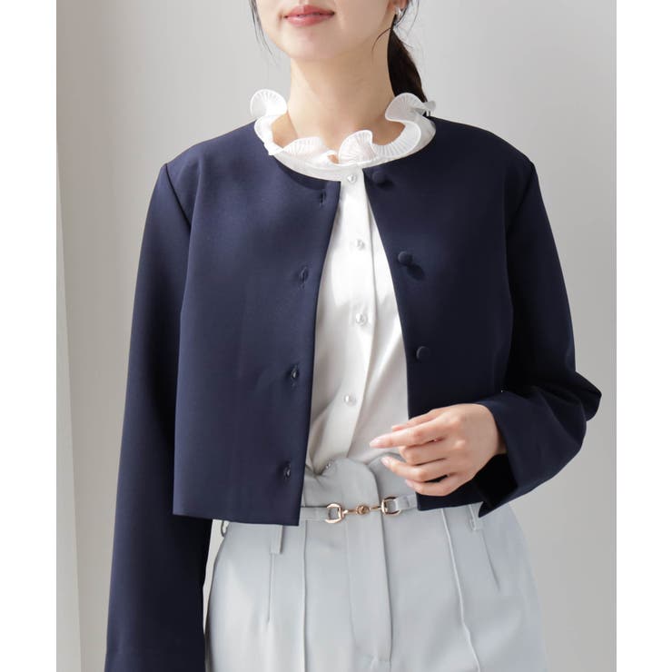 喪服にも使えるノーカラージャケット | DRESS+ | 詳細画像20 