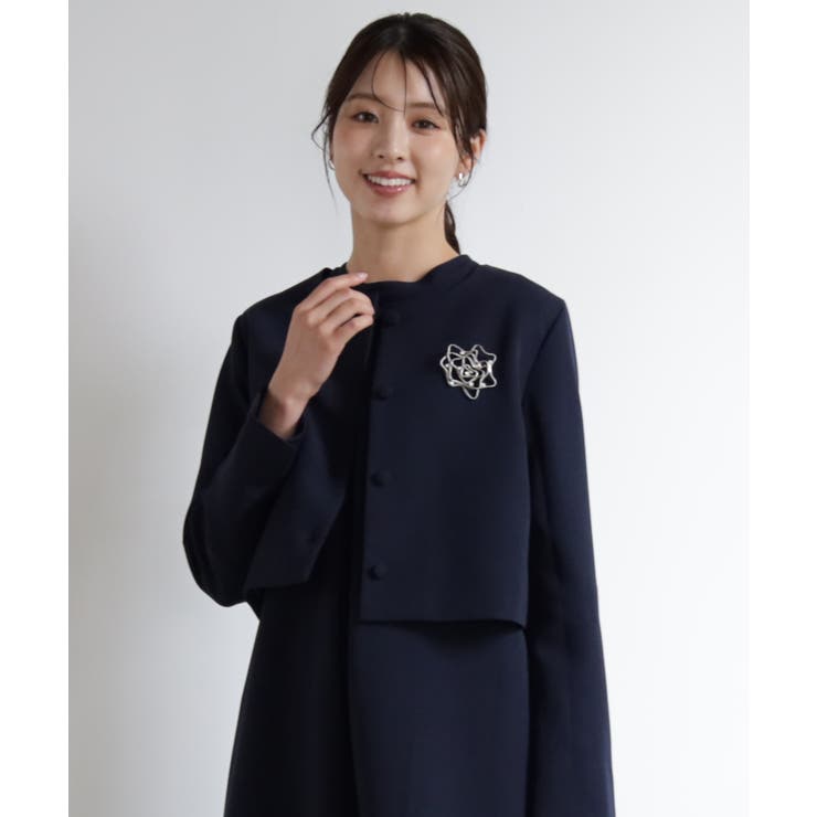 喪服にも使えるノーカラージャケット | DRESS+ | 詳細画像30 