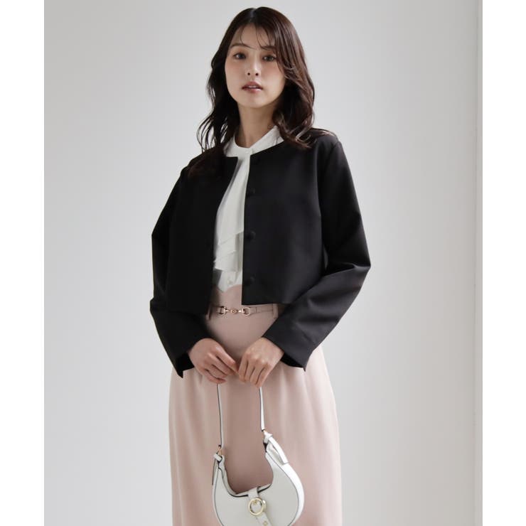 喪服にも使えるノーカラージャケット | DRESS+ | 詳細画像2 