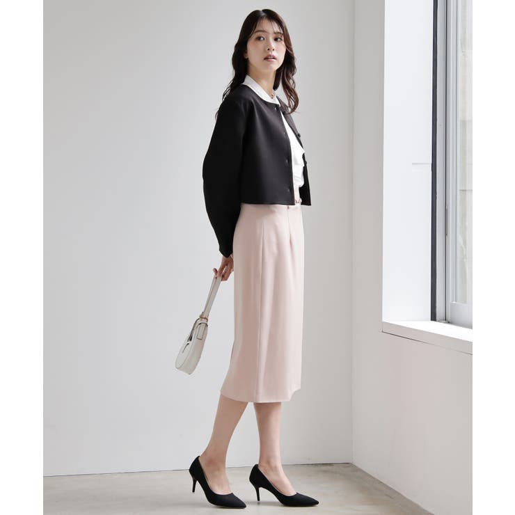 喪服にも使えるノーカラージャケット | DRESS+ | 詳細画像1 