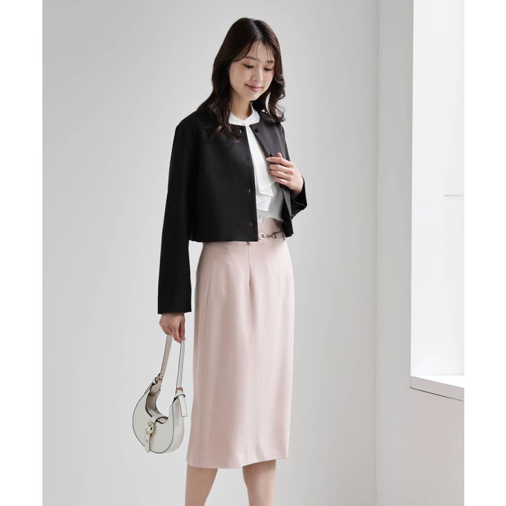 喪服にも使えるノーカラージャケット | DRESS+ | 詳細画像3 