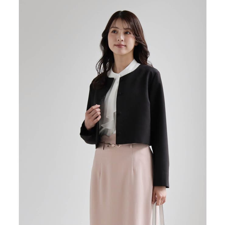喪服にも使えるノーカラージャケット | DRESS+ | 詳細画像5 