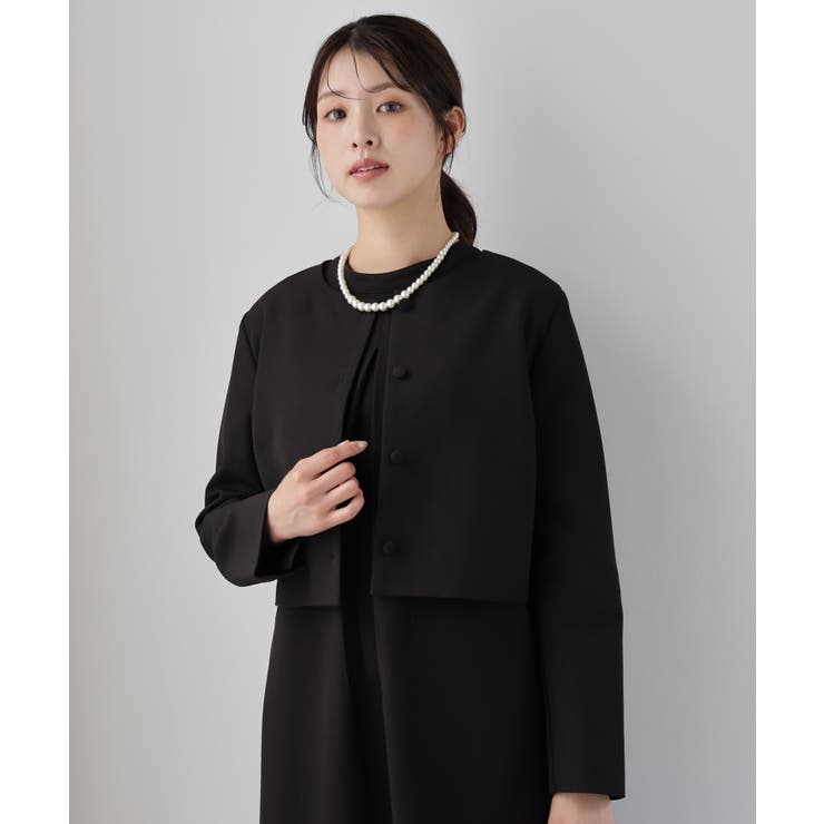 喪服にも使えるノーカラージャケット | DRESS+ | 詳細画像15 