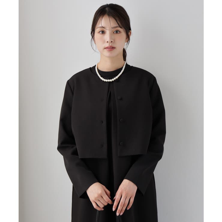 喪服にも使えるノーカラージャケット | DRESS+ | 詳細画像12 