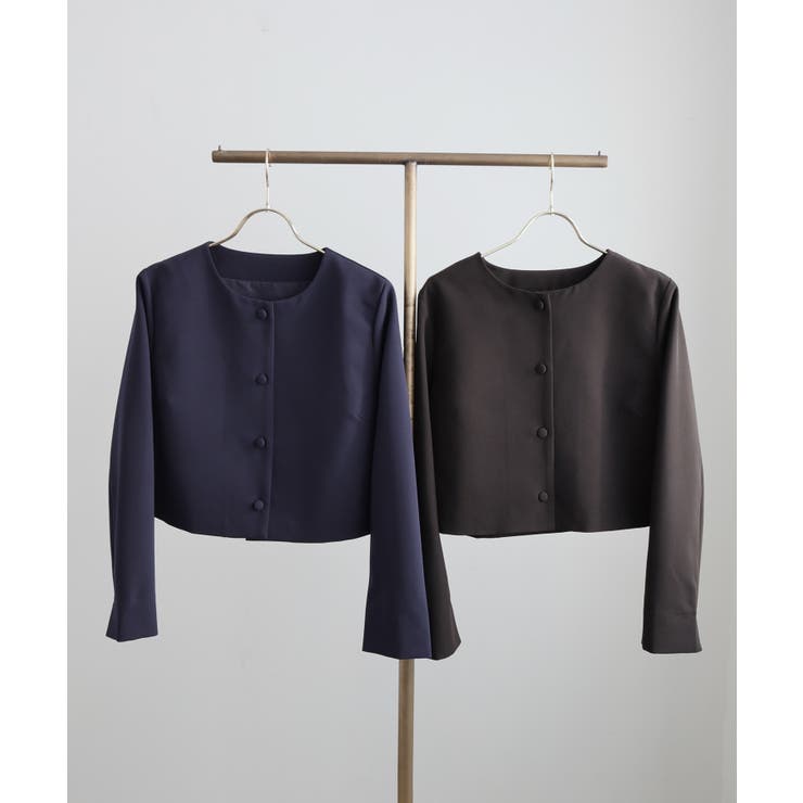 喪服にも使えるノーカラージャケット | DRESS+ | 詳細画像32 