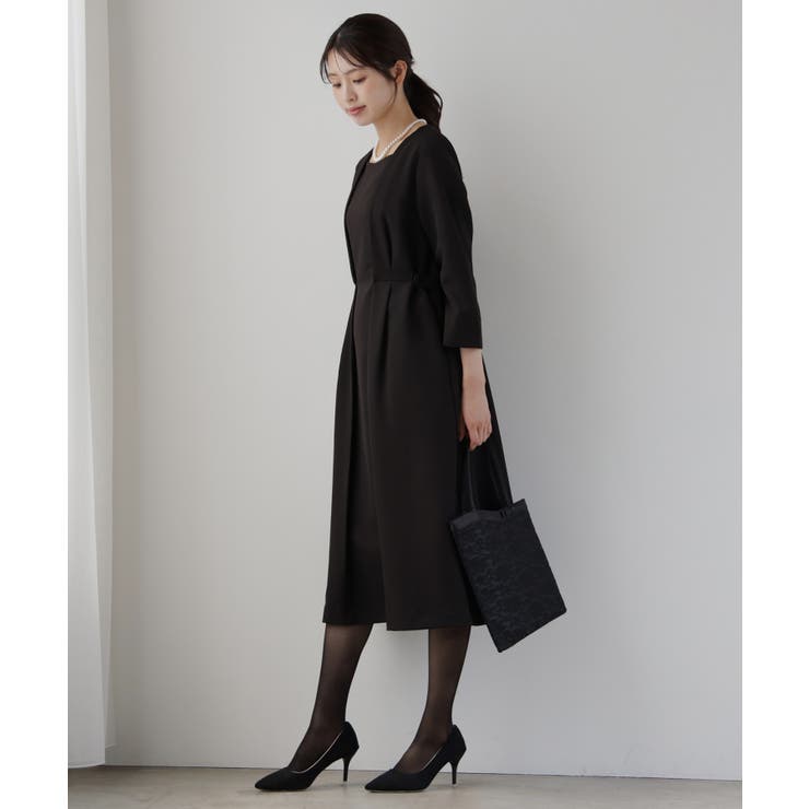 立体感が魅力のフォーマルワンピース | DRESS+ | 詳細画像2 