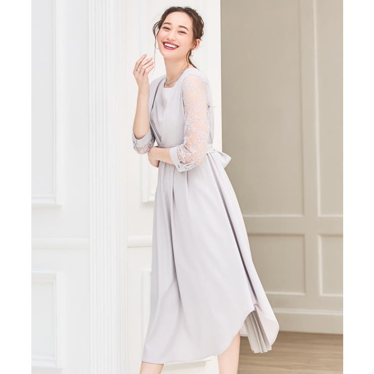 パーティードレス 2way レース[品番：DSSW0002357]｜DRESS+