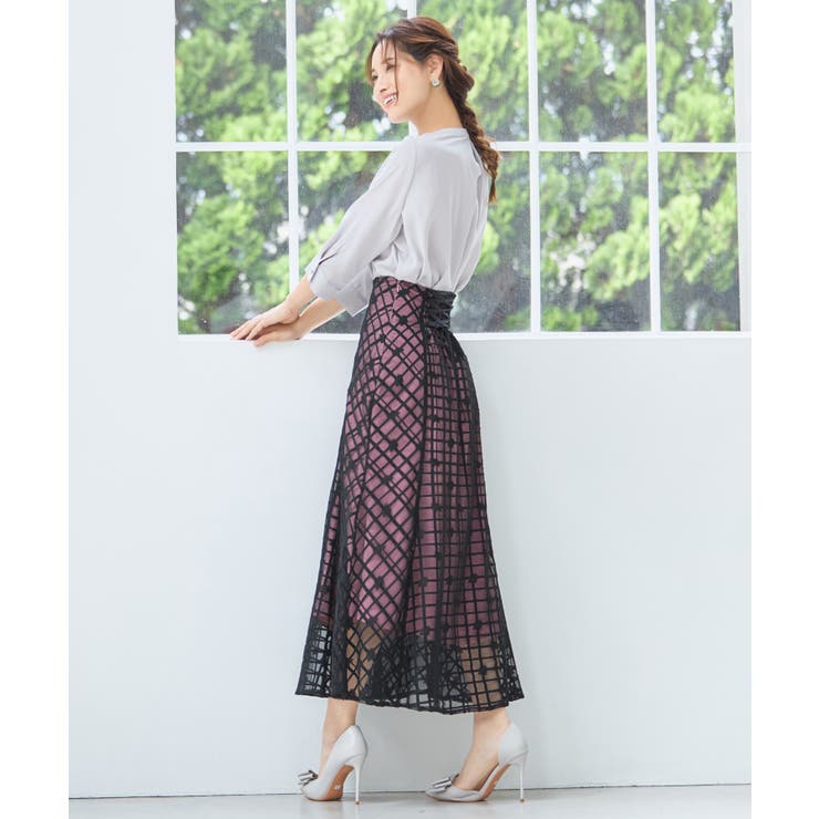 チュールスカート ロングスカート くるぶし丈 マーメイド 卒業式