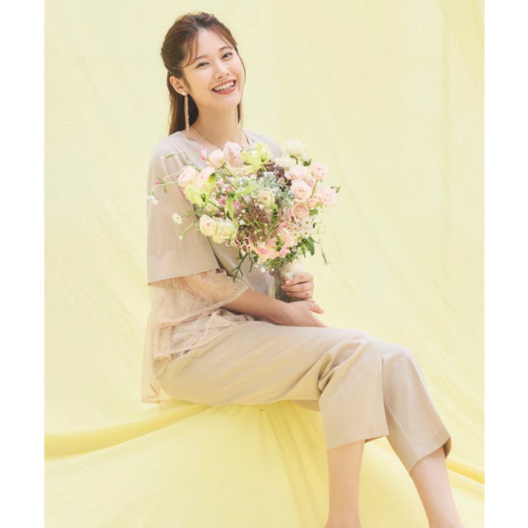 パンツドレス セットアップ 結婚式 パーティー レース | DRESS+ | 詳細画像16 