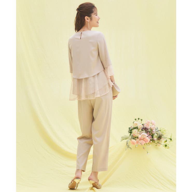 パンツドレス セットアップ 結婚式 パーティー レース | DRESS+ | 詳細画像14 