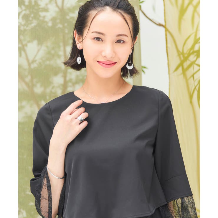 パンツドレス セットアップ 結婚式 パーティー レース | DRESS+ | 詳細画像25 