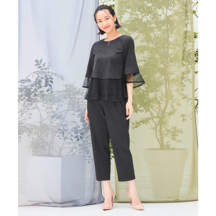 パンツドレス セットアップ 結婚式 パーティー レース | DRESS+ | 詳細画像5 