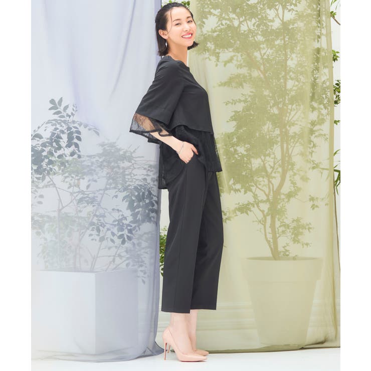パンツドレス セットアップ 結婚式 パーティー レース | DRESS+ | 詳細画像23 