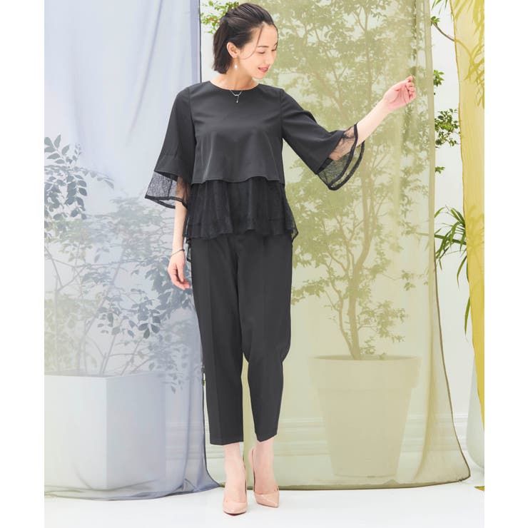 パンツドレス セットアップ 結婚式 パーティー レース | DRESS+ | 詳細画像24 