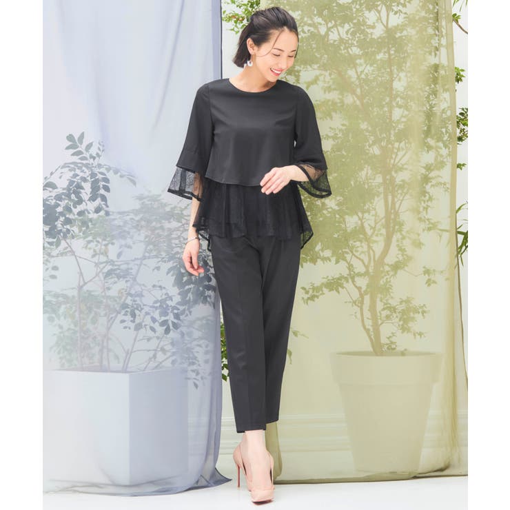 パンツドレス セットアップ 結婚式 パーティー レース | DRESS+ | 詳細画像27 