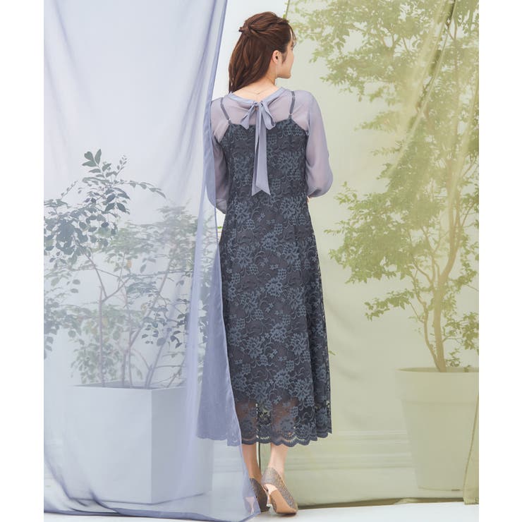 ブラウス ノースリーブワンピース 結婚式[品番:DSSW0004359 ブラウス ノースリーブワンピース 結婚式[品番:DSSW0004359