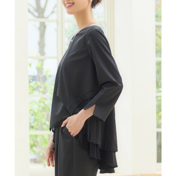 結婚式 パンツドレス セットアップ パーティー プリーツ | DRESS+ | 詳細画像30 