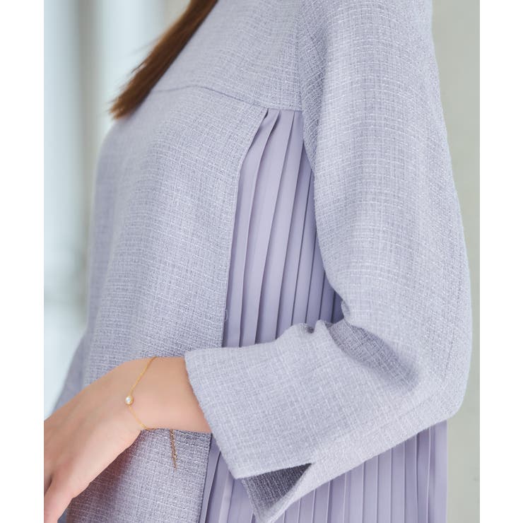 パーティードレス ツイード ワンピース 結婚式 | DRESS+ | 詳細画像9 