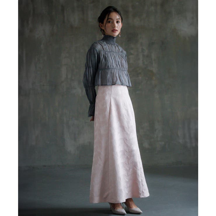 コーラル | ドレス セットアップ キャミソールワンピース 結婚式 | DRESS+