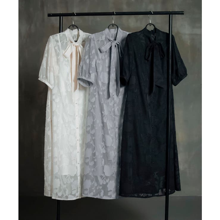 ワンピース ジャガード ドレス 2way | DRESS+ | 詳細画像25