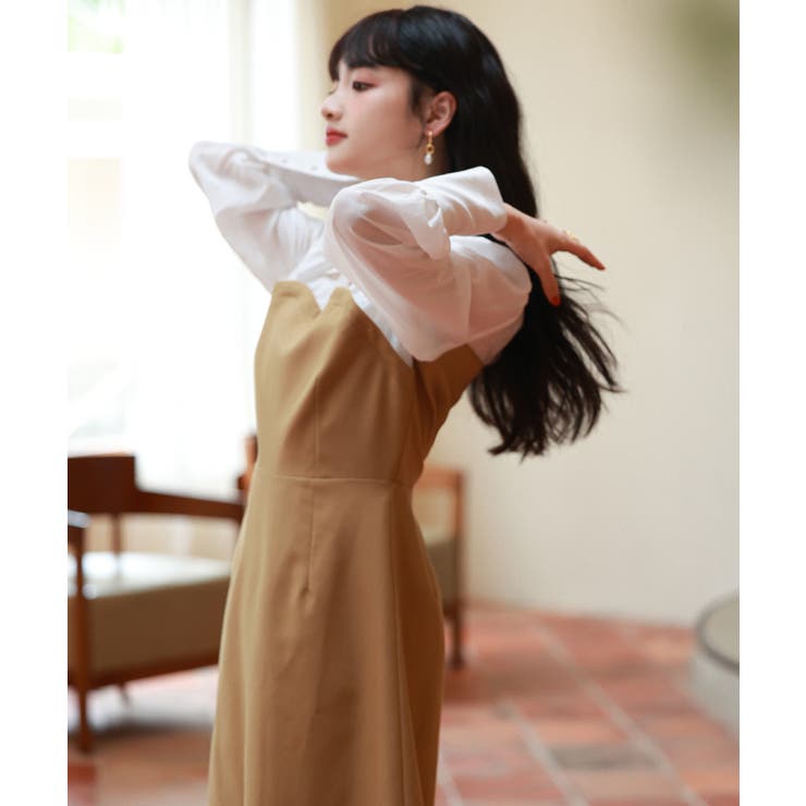 ドッキングビスチェワンピース | SAISON DE PAPILLON  | 詳細画像26 