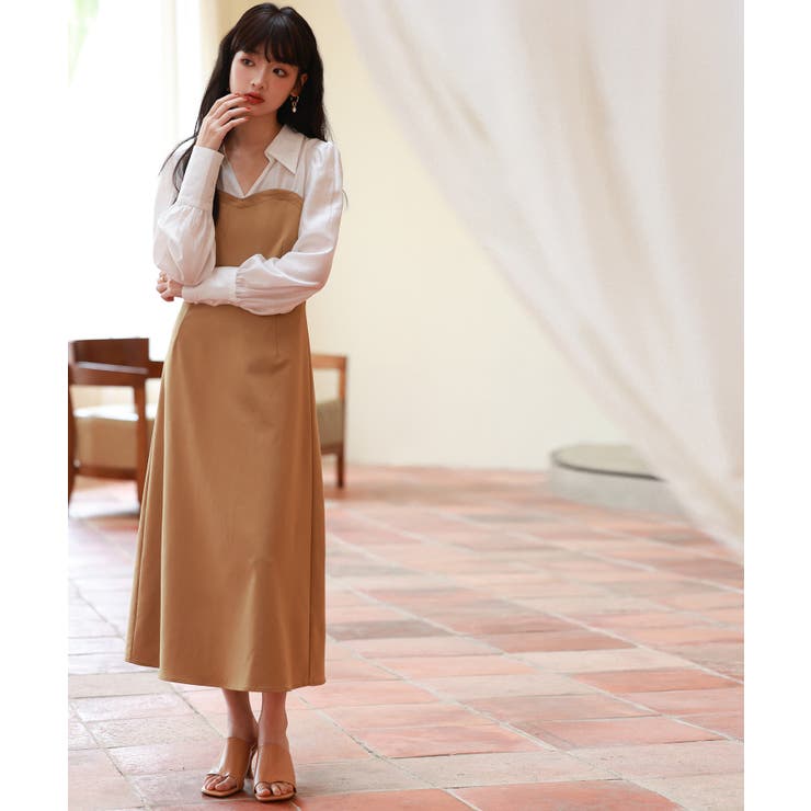 ドッキングビスチェワンピース | SAISON DE PAPILLON  | 詳細画像23 